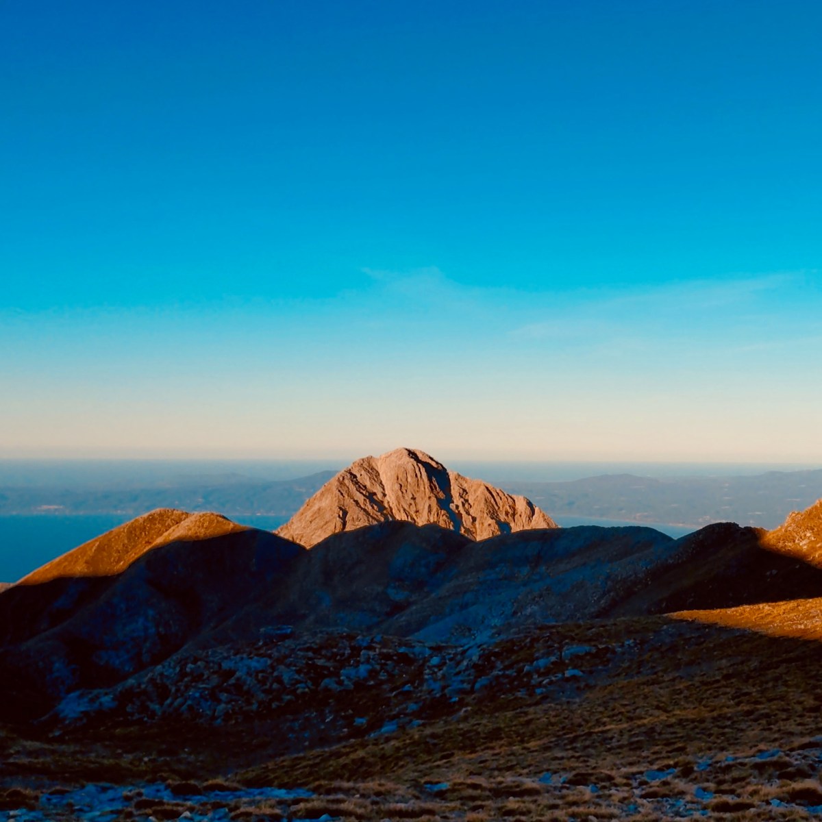 Ridomo gorge and the sloppy Mt&nbsp;Chalasmeno